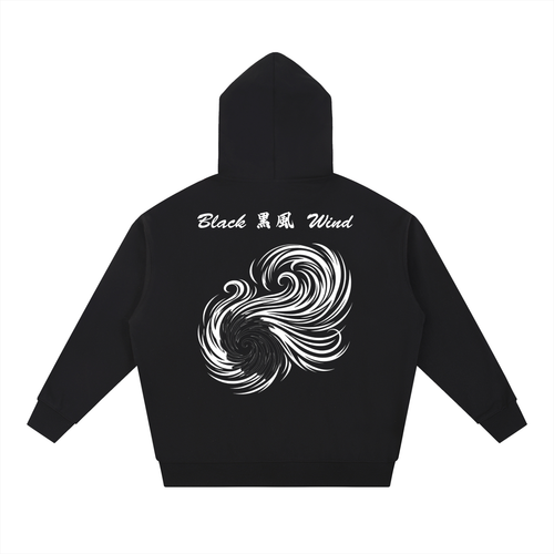 Kurokaze Heavyweight Hoodie - Black